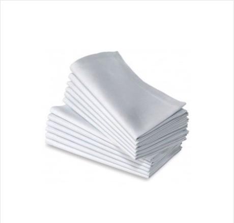Serviette blanche coton 50 cm x 50 cm